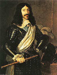 ルイ１３世の肖像画はふさふさですが…（Wikipediaより）