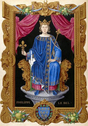 端麗王と呼ばれたフィリップ４世／Wikipediaより引用